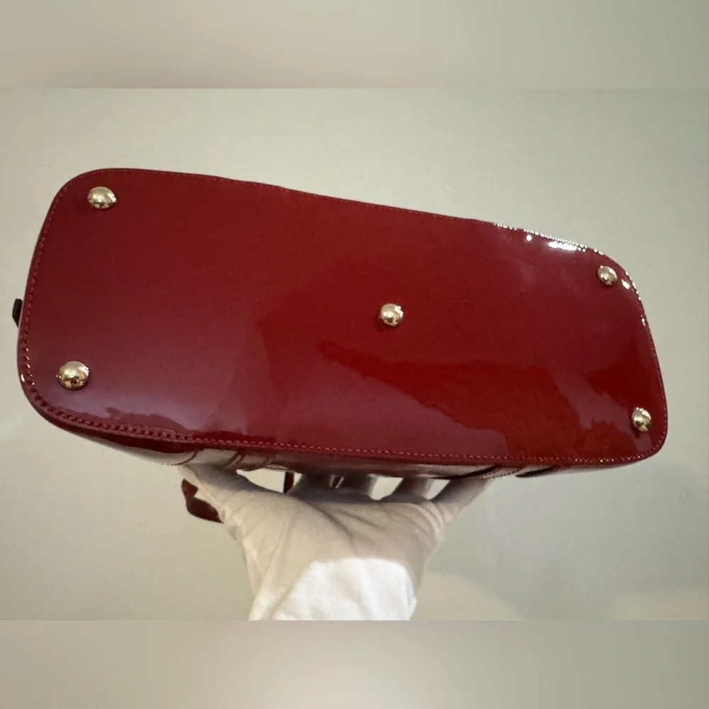 Gucci Red Satchel with Microguccissima Leather